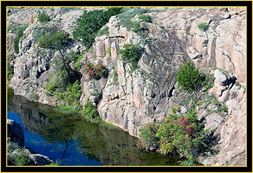 View at Quanah Parker Lake - Wichita Mountains Wildlife Refuge