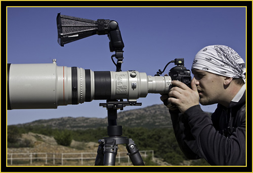 Visitors at the Camera - Quanah Parker Lake - Wichita Mountains Wildlife Refuge