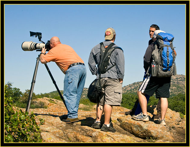 Company on the Ledge - Quanah Parker Lake - Wichita Mountains Wildlife Refuge