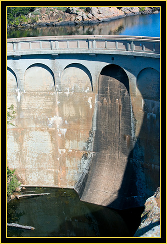 View of the Dam, Quanah Parker Lake - Wichita Mountains Wildlife Refuge