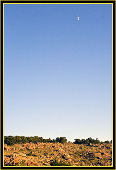 Moonrise - Wichita Mountains Wildlife Refuge