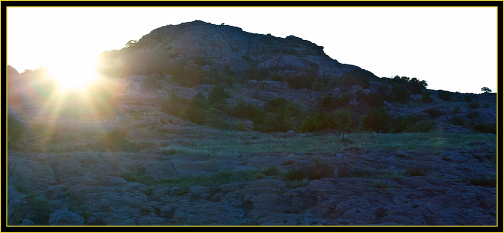 Oklahoma Sunset - Quanah Parker Lake - Wichita Mountains Wildlife Refuge