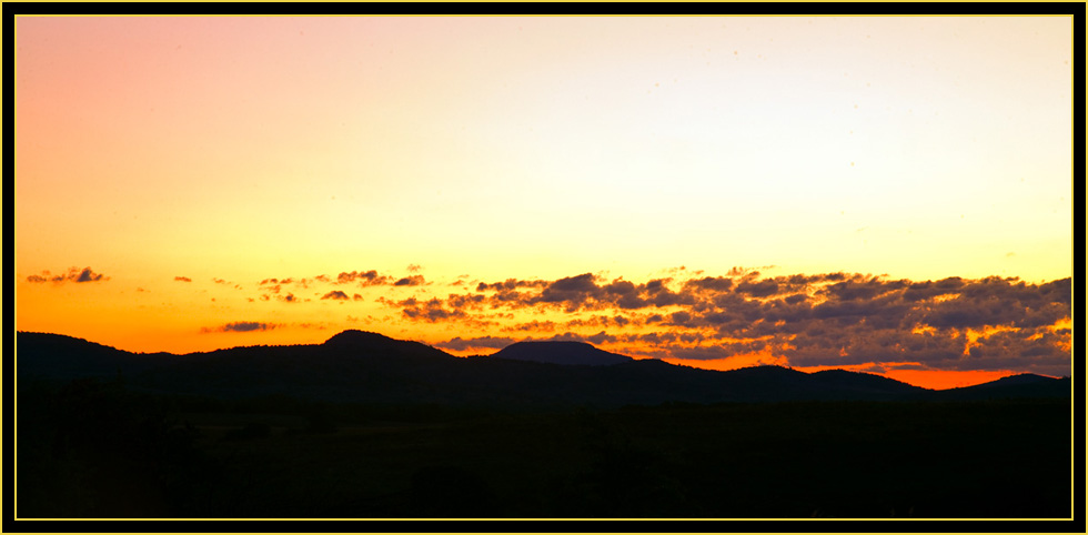 Twilight & Clouds over the Wichita Mountains - Wichita Mountains Wildlife Refuge