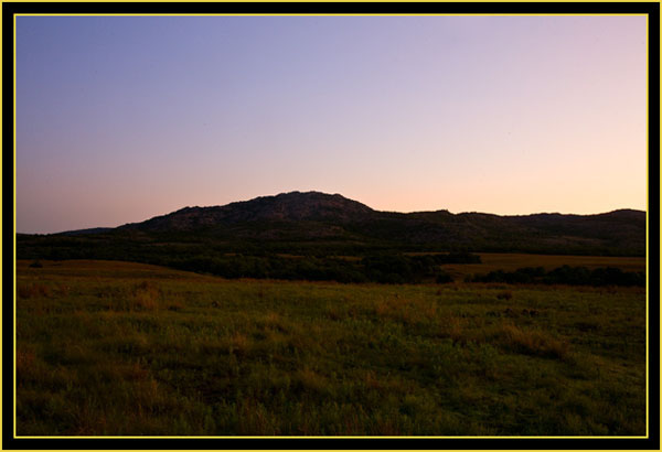 Pre-sunrise View in the Refuge - Wichita Mountains Wildlife Refuge
