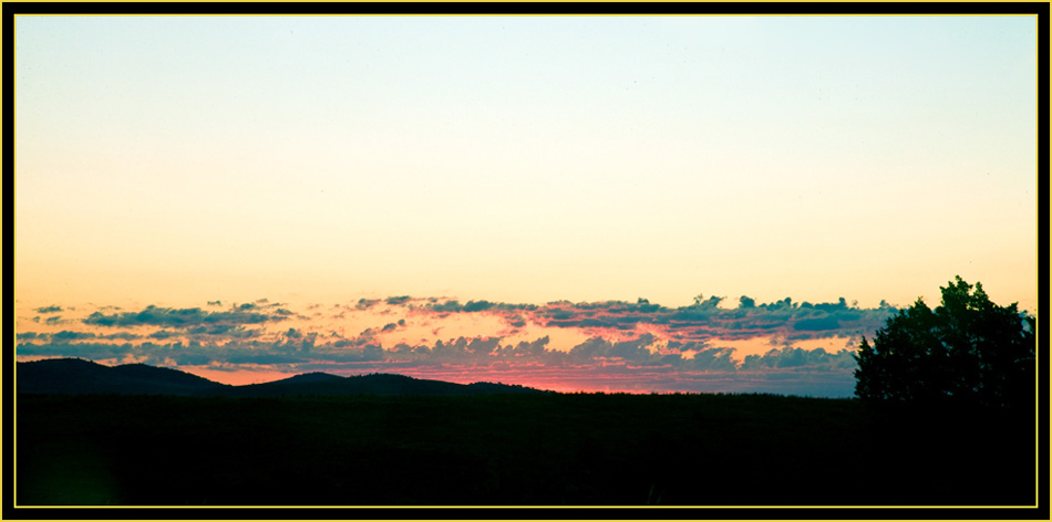 Twilight Color & Clouds over the Wichita Mountains - Wichita Mountains Wildlife Refuge