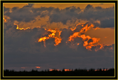 Sunrise & Clouds over the Wichita Mountains Prairie - Wichita Mountains Wildlife Refuge