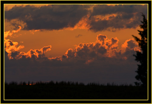 Sunrise & Clouds over the Wichita Mountains Prairie - Wichita Mountains Wildlife Refuge