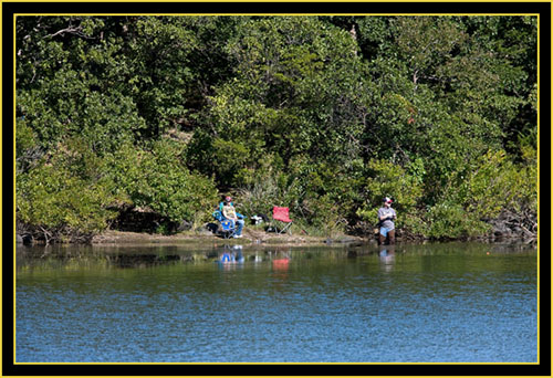 Fishing - Quanah Parker Lake - Wichita Mountains Wildlife Refuge