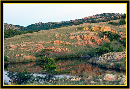 View at Apache Lake - Wichita Mountains Wildlife Refuge