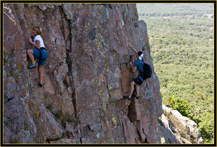 Climbing Mount Scott - Wichita Mountains Wildlife Refuge