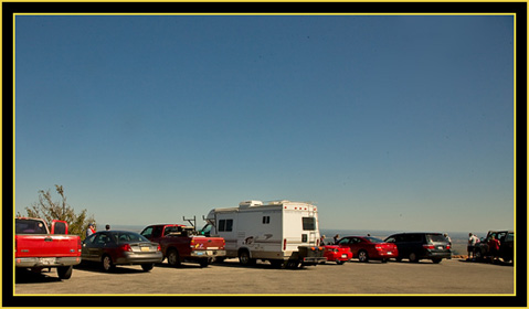 Parking Area, Summit of Mount Scott - Wichita Mountains Wildlife Refuge