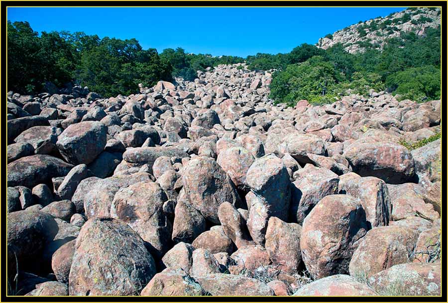 River of Boulders - Mount Scott - Wichita Mountains Wildlife Refuge