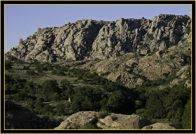 View at Treasure Lake - Wichita Mountains Wildlife Refuge