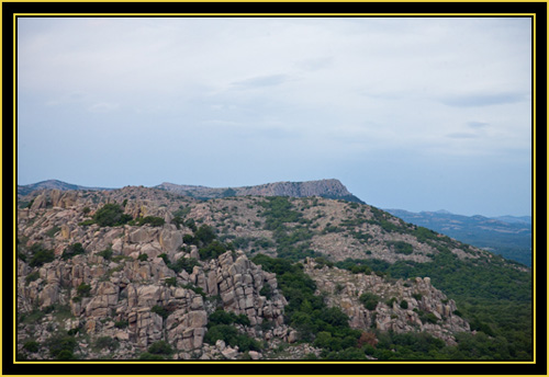 Wichita Mountains from Mount Scott - Wichita Mountains Wildlife Refuge