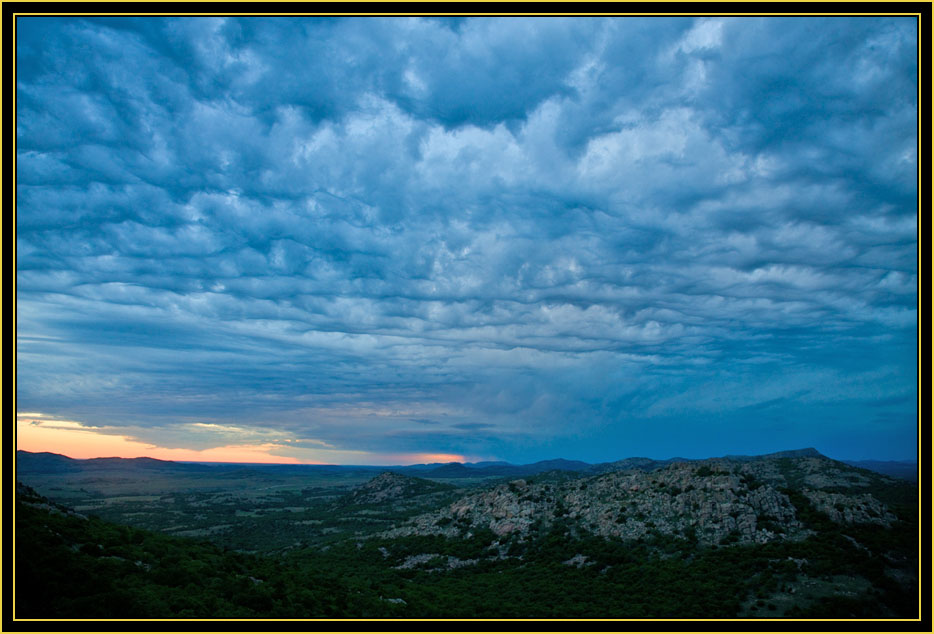 Cloud Formation from Mount Scott - Wichita Mountains Wildlife Refuge