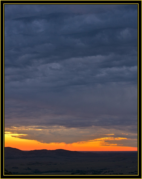 Wichita Mountains Sunset - Wichita Mountains Wildlife Refuge'