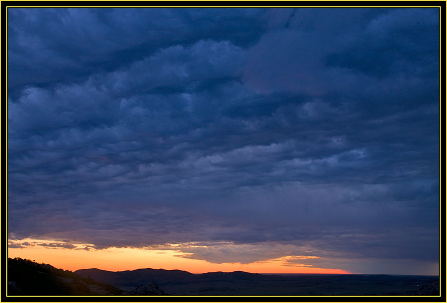 Wichita Mountains at Sunset - Wichita Mountains Wildlife Refuge