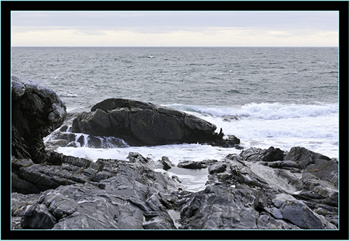 Ledge and Waves - Pemaquid Point - Bristol, Maine