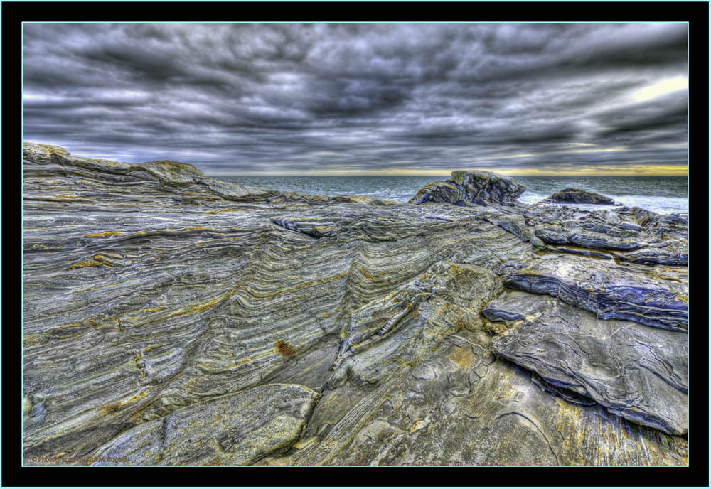 Ledge and Waves - Pemaquid Point - Bristol, Maine