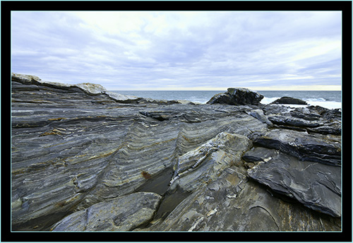 Ledge and Waves - Pemaquid Point - Bristol, Maine