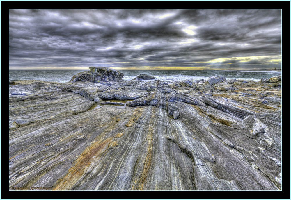 Ledge and Waves - Pemaquid Point - Bristol, Maine