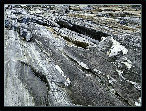 Ledge and Waves - Pemaquid Point - Bristol, Maine