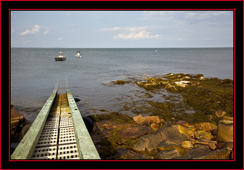 View of the Boat Slip - Petit Manan Island - Maine Coastal Islands National Wildlife Refuge