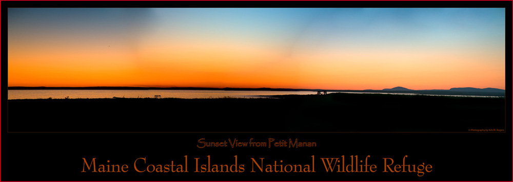 Sunset - Petit Manan Island - Maine Coastal Islands National Wildlife Refuge