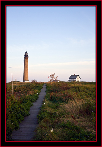 Walkway to the Lighthouse - Petit Manan Island - Maine Coastal Islands National Wildlife Refuge