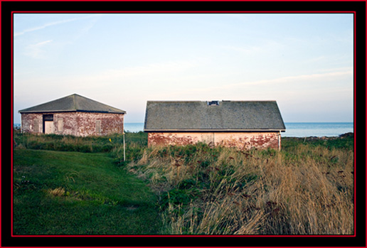 Fog Signal Building, circa 1887; Engine House, circa 1876 on Petit Manan Island - Maine Coastal Islands National Wildlife Refuge