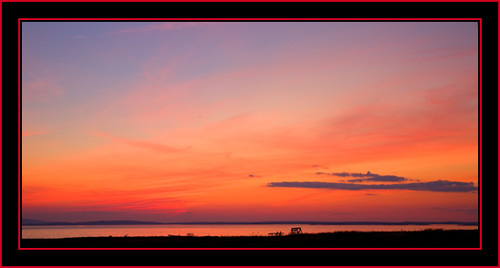 Post Sunset Sky Color from Petit Manan Island - Maine Coastal Islands National Wildlife Refuge