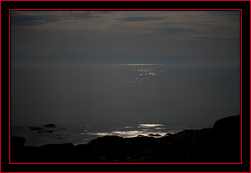 Moonlight on the Ocean - Petit Manan Island - Maine Coastal Islands National Wildlife Refuge