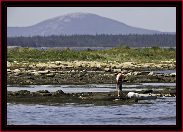 Kelsey in Spectacular Scenery - Petit Manan Island - Maine Coastal Islands National Wildlife Refuge