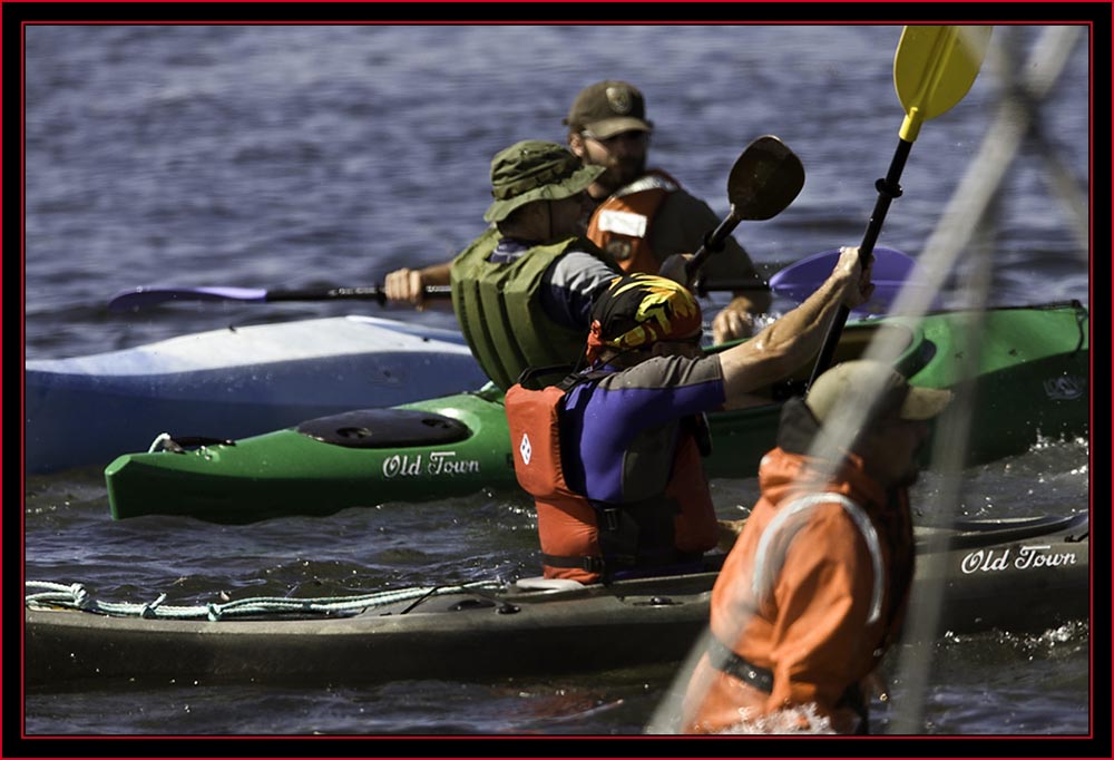 Rob, Michael, Pat & Brian on the Round-up... - Petit Manan Island - Maine Coastal Islands National Wildlife Refuge