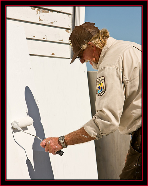 Craig Painting Blind Panels - Petit Manan Island - Maine Coastal Islands National Wildlife Refuge