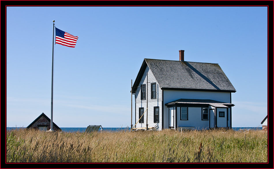 The Lightkeeper's House on Petit Manan Island, circa 1875 - Maine Coastal Islands National Wildlife Refuge