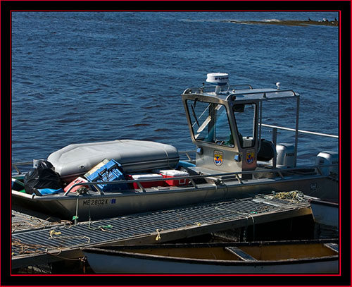 USFWS Boat - Petit Manan Island - Maine Coastal Islands National Wildlife Refuge