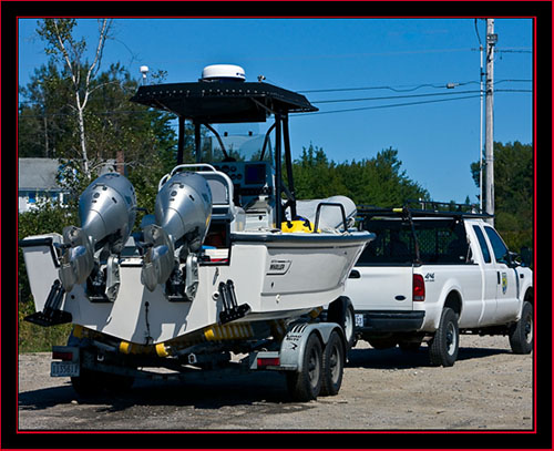 USFWS Boat - Petit Manan Island - Maine Coastal Islands National Wildlife Refuge