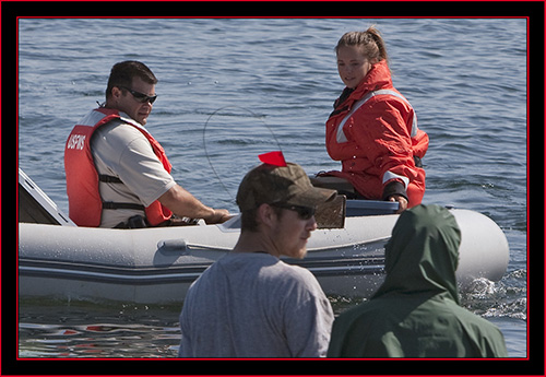 Jim Bringing Chelsea In - Maine Coastal Islands National Wildlife Refuge