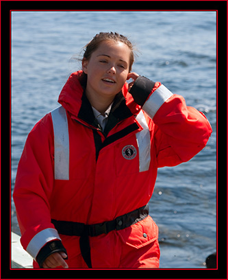 Chelsea DiAntonio on the Ramp - Petit Manan Island - Maine Coastal Islands National Wildlife Refuge