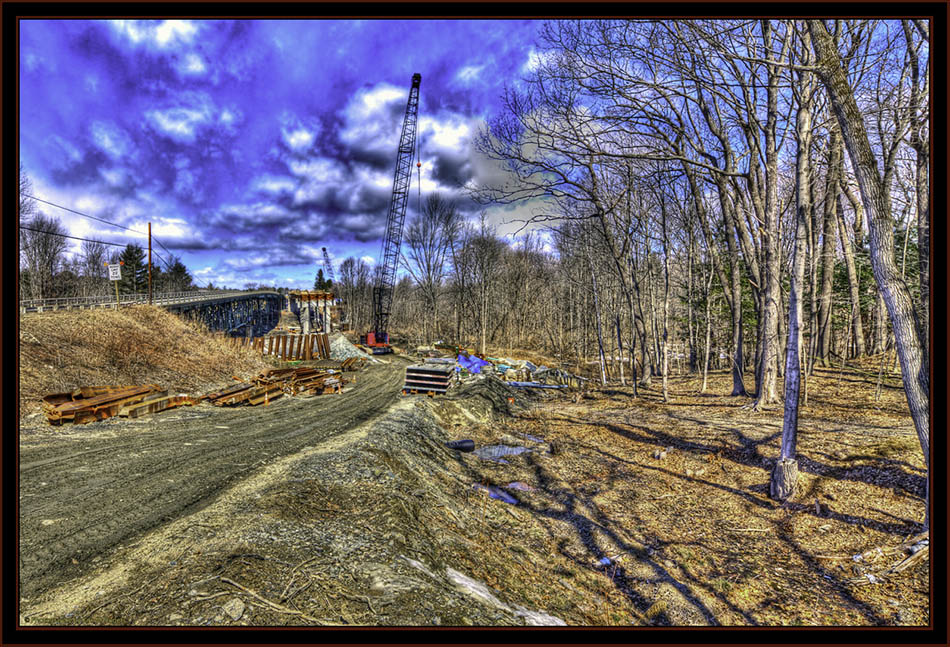 Bridge Over the Presumpscot River - Falmouth, Maine