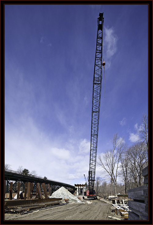 New Bridge Construction Over the Presumpscot River - Falmouth, Maine