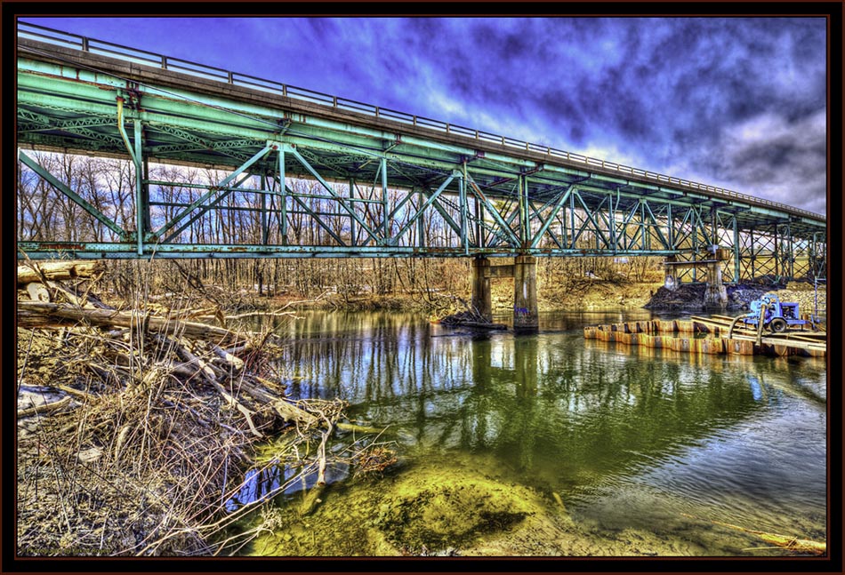 Bridge Over the Presumpscot River - Falmouth, Maine