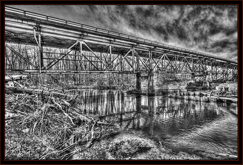 Bridge Over the Presumpscot River - Falmouth, Maine