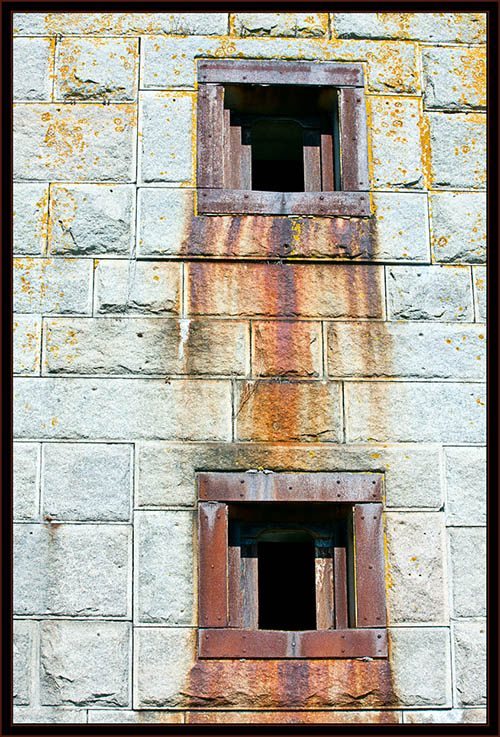 Gunports at Fort Popham - Phippsburg, Maine