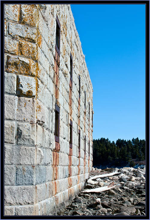 Gunport at Fort Popham - Phippsburg, Maine