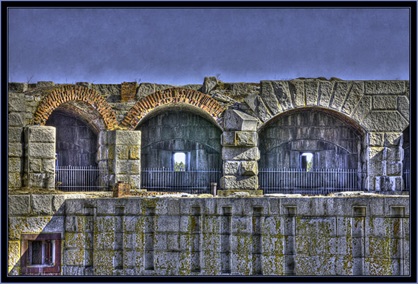 View at Fort Popham - Phippsburg, Maine