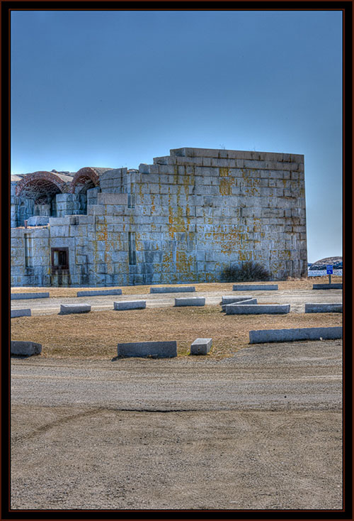 View at Fort Popham - Phippsburg, Maine