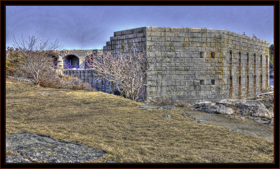 View from the Side, Fort Popham  - Phippsburg, Maine