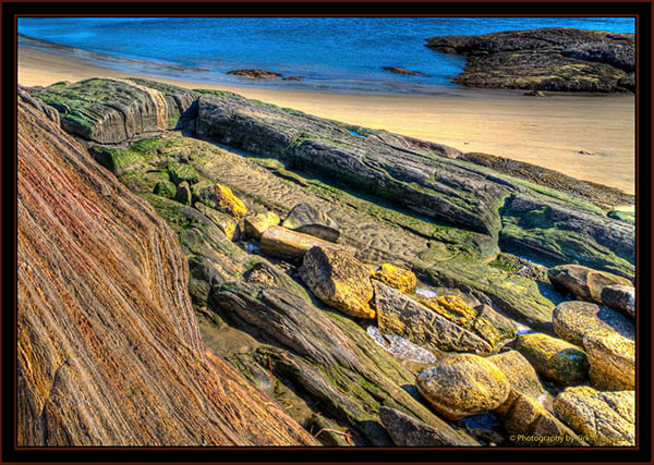 Ledge and Sand - Phippsburg, Maine